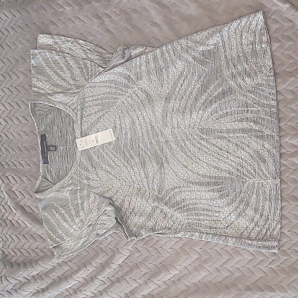 WHBM Ailver Palm Tee